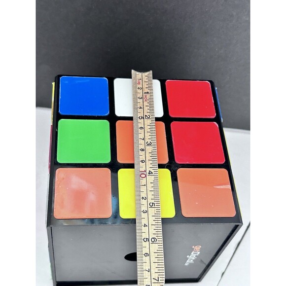 Get Digital Rubiks Cube Plastic Tissue Box Cover Holder Magic Cube Magnetic Lock - Picture 7 of 11